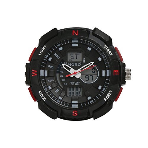Image of Horo (Imported) Analog-Digital Water Resistant Wrist Watch (Japan Battery) 18 Months Warranty 28x75 28x125MM