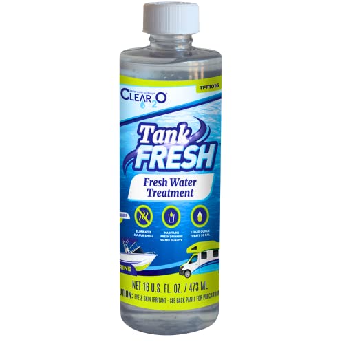 CLEAR2O TankFRESH Fresh Water Treatment - Maintain Fresh Tasting Drinking Water in RVs, Boats, & All Potable Water Systems | Ongoing Maintenance (TFF1016)
