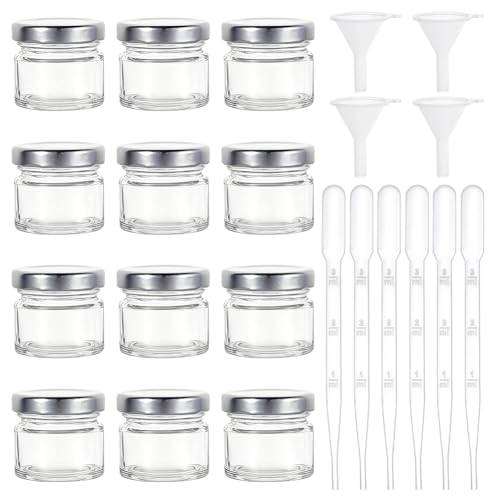 Flacons vides transparents pour encrier de calligraphie et petit flacon verre