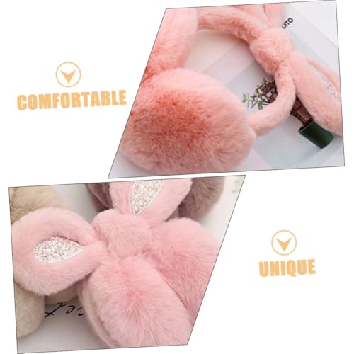 Bright Color Boy Girl Earmuffs Thick Windproof Ear Covers for Boy Girl Comfortable Reusable Ear Protection for Winter Activities Adorable Design3