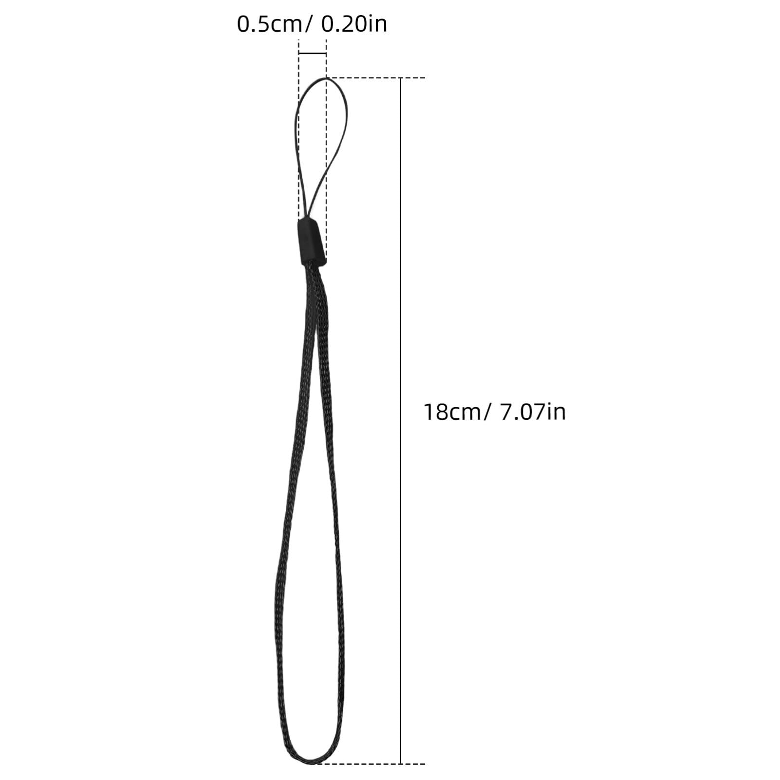 OSALADI Phone Lanyard 50pcs Camera Lanyard Wristlet Hand- Phone Strap for Wallet Keychain Camera Handbag Earphone Phone Accessories Black