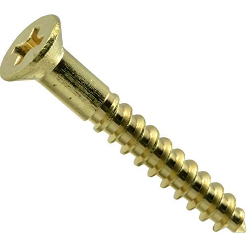 Vis à bois Phillips tête plate 6 x 1 pour fixations solides - 2