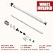 SecurityMan Window Security Bar - Easy Install for Horizontal/Vertical Windows - Adjustable Window Lock Bar (Child Proof/Heavy Duty Iron) - Extendable (14.25