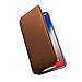 Twelve South SurfacePad for iPhone X | Slim Luxury Leather Folio with Wake/Sleep functionality (Cognac)