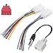 Zenoruslky Wiring Harness for Toyota Radio Wire Antenna Adapter Kit, Compatible with Highlander Camry Corolla RAV4 Tacoma Fortuner Sienna 4Runner Tundra 10/6Pin Car Stereo Wire Harness Connector