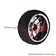 BQLZR RC 1:10 On-Road-Rennwagen Y-Form Red Plating Wheel 4er Pack
