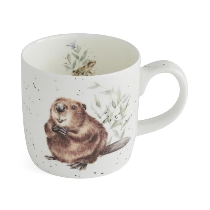 Wrendale Designs Royal Worcester The Arborist Keramiktasse Biber 0 3 l