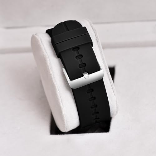 Image of styledose Minimalist dial Softest Adjustable Silicon Belt Quartz Analog Date Display Wrist Watch for Men