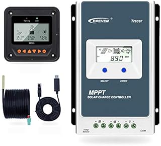 EPEVER MPPT Solarny regulator ładowania Tracer AN Series 10 A/20 A/30 A/40 A, z automatyczną identyfikacją napięcia systemu 12 V/24 V DC (40 A+MT50+RTS+RS485)