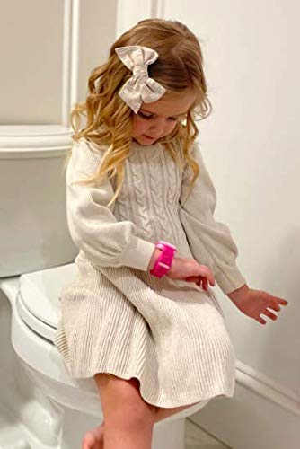 POTTY FUN Potty Training Watch Timer | Remind Your Toddler to Go Potty | Fun Audio/Music Theme | Water Resistant and Child-Proof Lock of 3-Second Hold to Turn On/Off | Princess Potty Theme