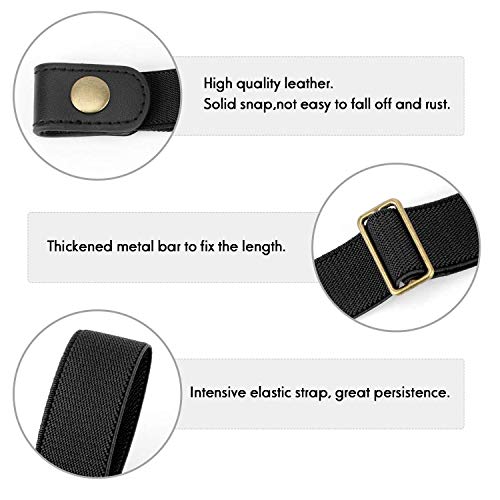 WERFORU No Buckle Stretch Belt for Child Boys and Girls Buckle Free Kids Belt Up to 24 Inches2