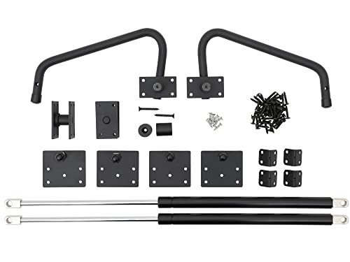 Murphy Bed Kit, Queen Size, Hardware Murphy Bed With Two-Stage Deluxe Gas Spring Wood Frame Folding Cabinet Wall Bed, Heavy Duty Diy Murphy Bed Kit, Effortless To Pull Down & Fold Back. #TOP8