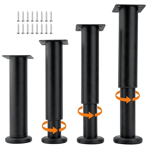 Patas ajustables para muebles y base de somier de 18 a 30 cm 2