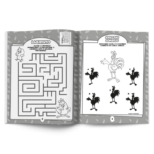 DIVERSÃO COM ADESIVOS GALINHA PINTADINHA