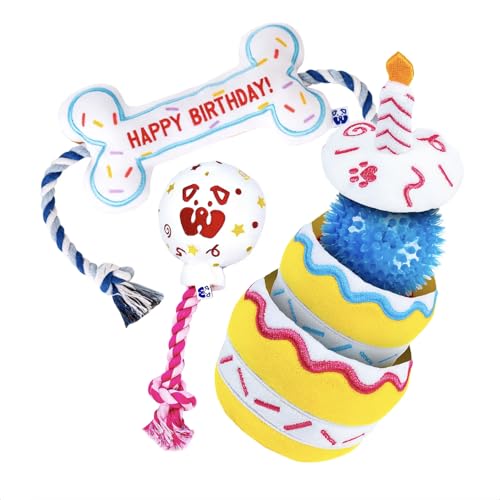 Set de Juguetes para Perro Cumpleaños (3 Piezas) miniatura 1