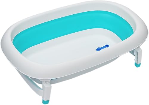 Snuggletime Pop-Up Baby Bath Tub, Aqua