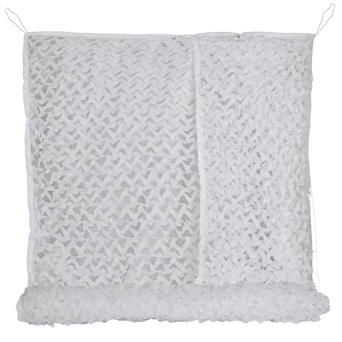 Filet de camouflage blanc neige double épaisseur pour décoration de jardin