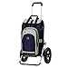 Andersen Shopper Royal Alu klappbar mit Luftreifen Ø 29cm und 62 Liter Tasche Hydro 2.0 mit Kühlfach blau
