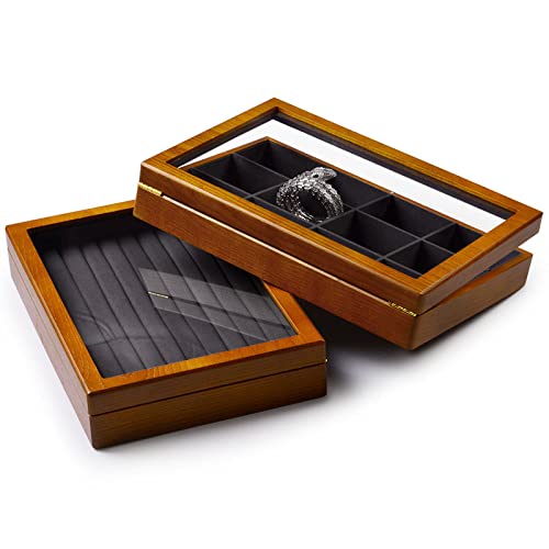 Kettingorganisator Massief Houten Sieraden Opbergdoos
