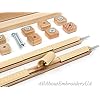 Needlework Table and Lap Hands-Free Stand with Adjustable Frame Made of Organic Beech Wood Tapestry Cross Stitch Embroidery Frame Holder (25x32 cm (9.8 12.5))