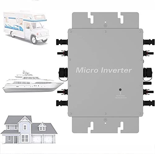 Jiaduofu Inversor De Conexión A Red Solar Microinversor De 1400 W Sistema Sistema De Energía Solar Fotovoltaica Inversor De Energía, Identificación Automática Y Resistente Al Agua Ip65 Jiaduofu Inversor De Conexión A Red Solar Microinversor De 1400 W Sistema Sistema De Energía Solar Fotovoltaica Inversor De Energía, Identificación Automática Y Resistente Al Agua Ip65