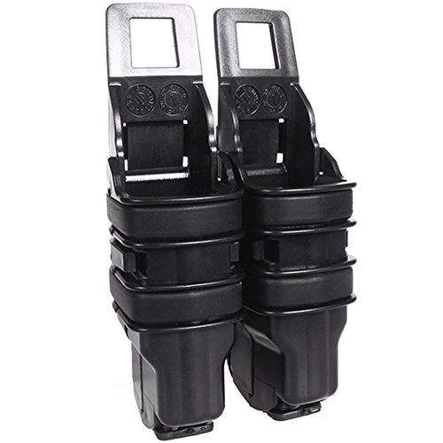 Tactical Magazine Pouch Bag Portable Small Nylon Bag Fast Mag for Pistol Polymer Black DE (bk)