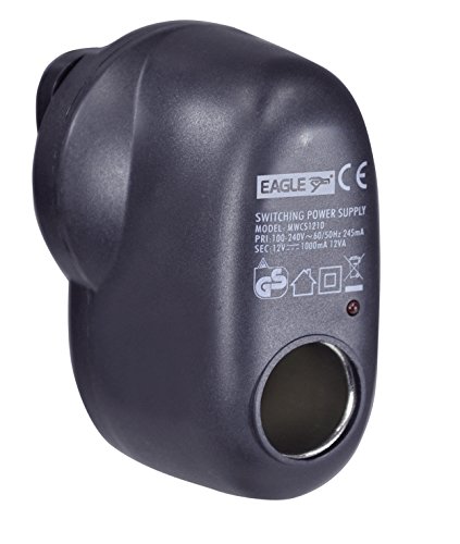 MP Essentials 12V 1A Car Cigarette Lighter Charger Socket to 3 Pin UK Mains Adaptor  Plug: Amazon.co.uk: Electronics & Photo