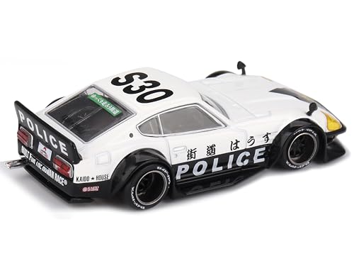 Mini GT Fairlady Z RHD Kaido GT Policía 1/64 miniatura 4