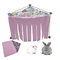 EIHI Meerschweinchen Zubehoer Meerschweinchen Hängematte Meerschweinchen Käfig Zelt Zubehör Meerschweinchen Haus Dekoration Zubehör für Meerschweinchen Chinchilla Igel Ratte Eichhörnchen