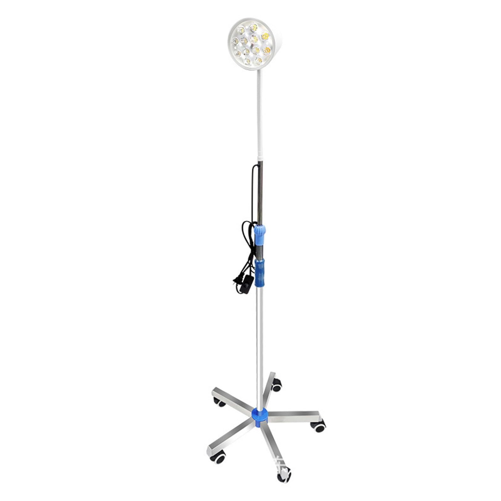 12 fori Lampada per Visita Chirurgica, Lampada per Visita Ginecologica a LED, Lampada per Visita Medica Mobile, Lampada per Visita a Collo D'oca, per Stomatologia Ambulatoriale