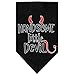 Mirage Pet Products Handsome Little Devil Screen Print Bandana Black Small