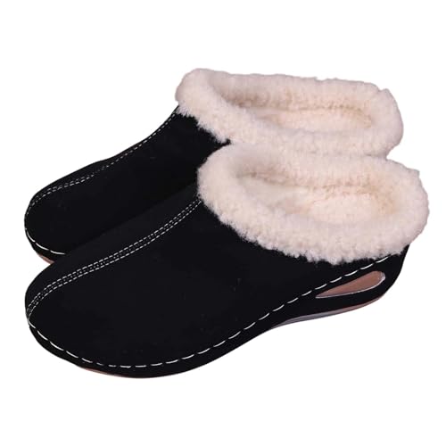Sabots douillets d'hiver WWricotta en fausse fourrure pour femme taille 36-42