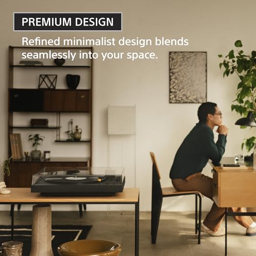 Image of Sony PS-LX5BT Premium Wireless Bluetooth Turntable with Full Auto Playback | Included Audio Cable, Vinyl Record Player, Built-in Phono EQ, Wired & Wireless Connection, Premium Componentry, 2026 Model