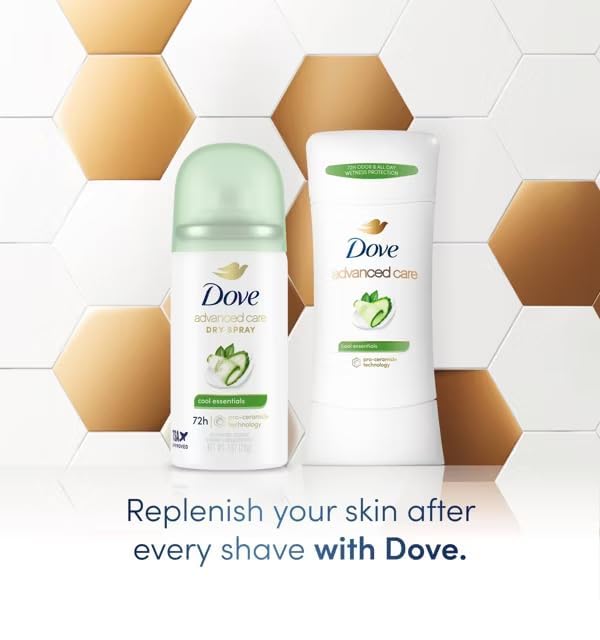 Dove Advanced Care Cool Essentials Antitranspirante Spray 4 pack miniatura 4