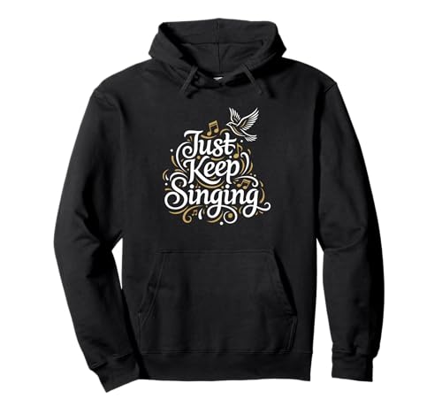 Just Keep Singing Singer Music Teacher ���`�x�[�V�����A�b�v �p�[�J�[