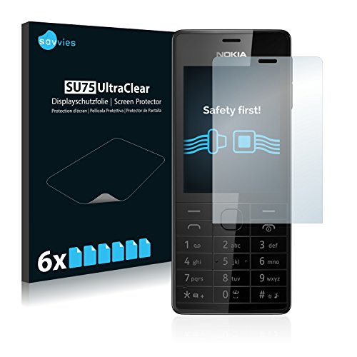 Savvies 6-Pezzi Pellicola Protettiva Compatibile