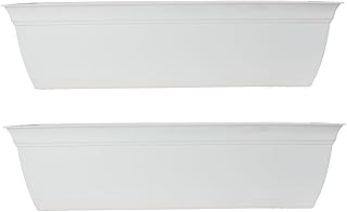 The HC Companies 30 Inch Eclipse Window Planter Box with Drainage Holes ...