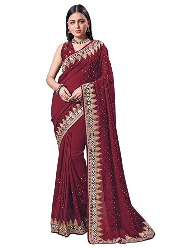 Image of Jaanvi fashion Women's Pasapalli Design Sambalpuri Silk Saree with Swarovski Work & Blouse Piece