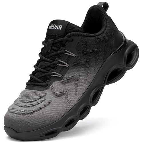Image of LARNMERN Steel Toe Shoes for Men Women Lightweight Work Safety Shoes Sneakers Comfortable Safety Toe Sneakers Stylish Work Shoe Colorful Zapatos de Seguridad