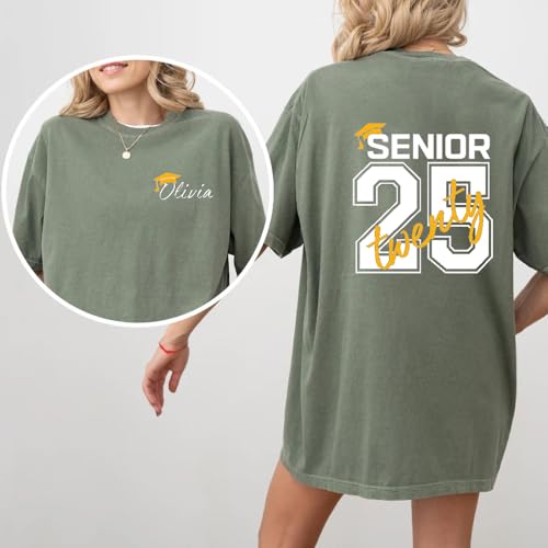 Custom Graduation Shirt 2025 Senior 2025 Class of 2025 Shirt Graduation Gift4