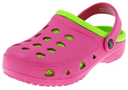 Capelli New York Girls Two Tone Injected Eva Clog with Backstrap and Contrasting