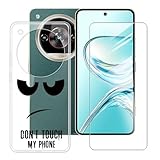 BUNALFaa Hülle + Gehärtetes Glas für ZTE Nubia Focus 2 Ultra (6.8