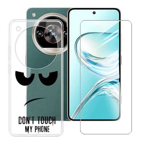 BUNALFaa Hülle + Gehärtetes Glas für ZTE Nubia Focus 2 Ultra (6.8