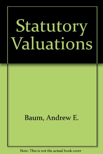 Statutory Valuations 0415048044 Book Cover