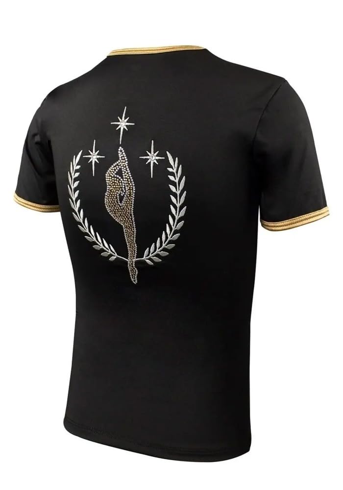 Mädchen Sport T-Shirt – Atmungsaktives Funktionsshirt für Turnen, Ballett, Gymnastik, Tanzen & Laufen – Elastisches Fitness-Oberteil