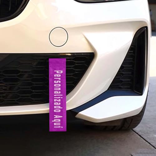 Cuerda de Remolque Coche Decorativa Personalizable – Correa de Nylon para Automóviles – Accesorio Universal para Remolque, Maletero o Parachoques