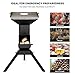 Stanbroil 3 in 1 Rocket Stoves with Grill Rack, Griddle and Pot Cooking Stand, Heavy Duty Wood Burning Stoves for Cooking, Camping wood Stove Kit for Off-Grid Supply, Outdoor Grilling Event
