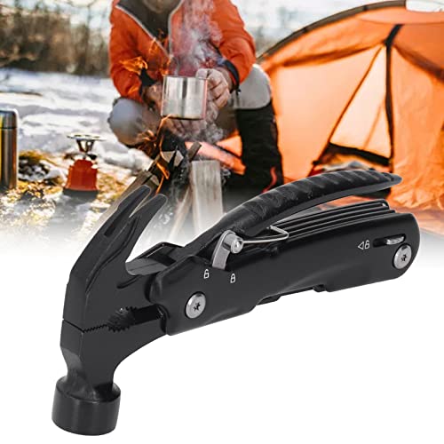 Hammer Multitool, 9 In 1 Mini Portable Survival Tool With Hammer Nailing Device, Pliers, Knife, Saw, Cross Screwdriver For Camping, Hiking, Gifts For Dad And Boyfriend #TOP1