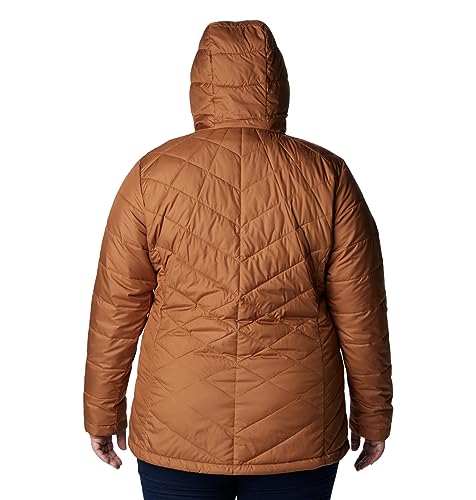 Image of Columbia Women's Omni-Heat Reflective Heavenly Hooded Hiking & Trekking Down Standard Length Jacket