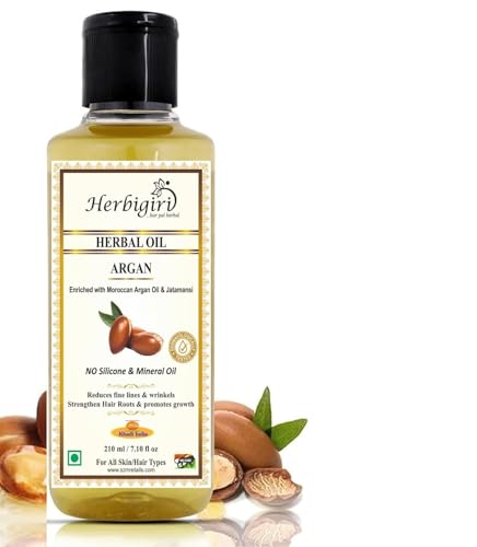 Image of Khadi Natural Herbigiri Herbal Shampoo Argan Oil With Honey (Paraben Chemical Free) - 210 Ml